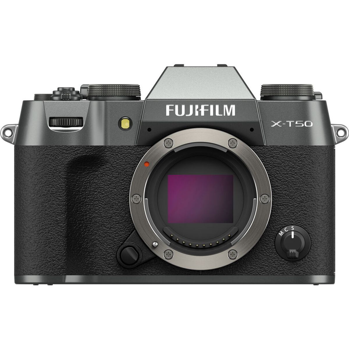 FUJIFILM - Fujifilm X-T50 Sin Espejo Cámara Solo Cuerpo - Carbón Plata