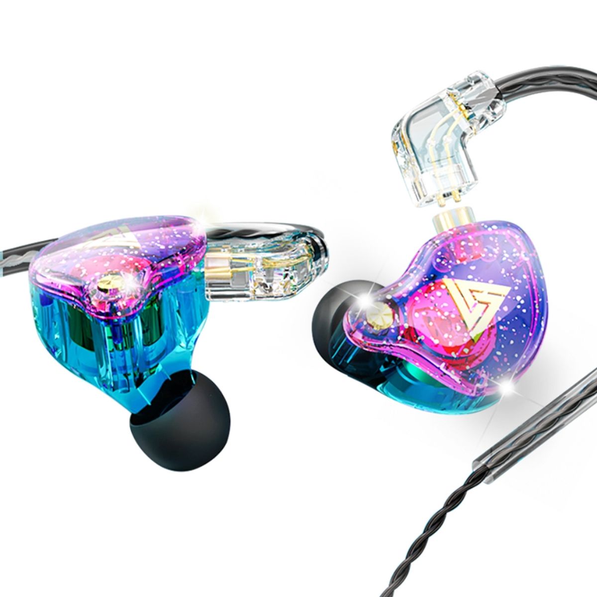 GENERICO - Audífonos QKZ AK6 PRO In-Ear con Cable - Morado