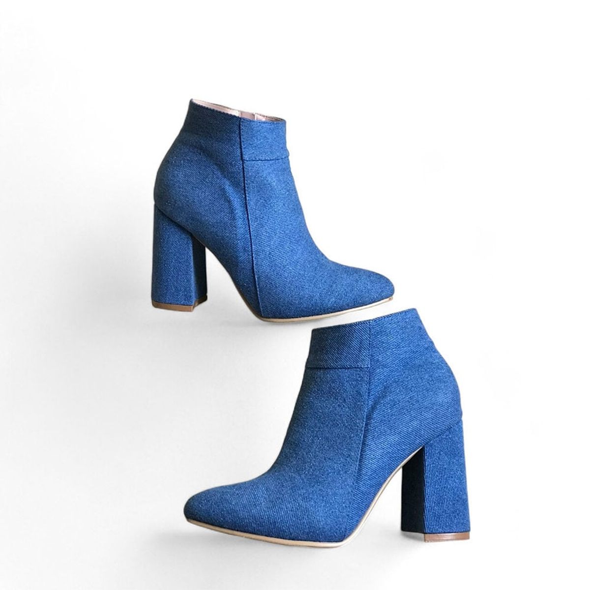 GENERICO - Botin Mujer Taco 9 2086L-60 Color Celeste