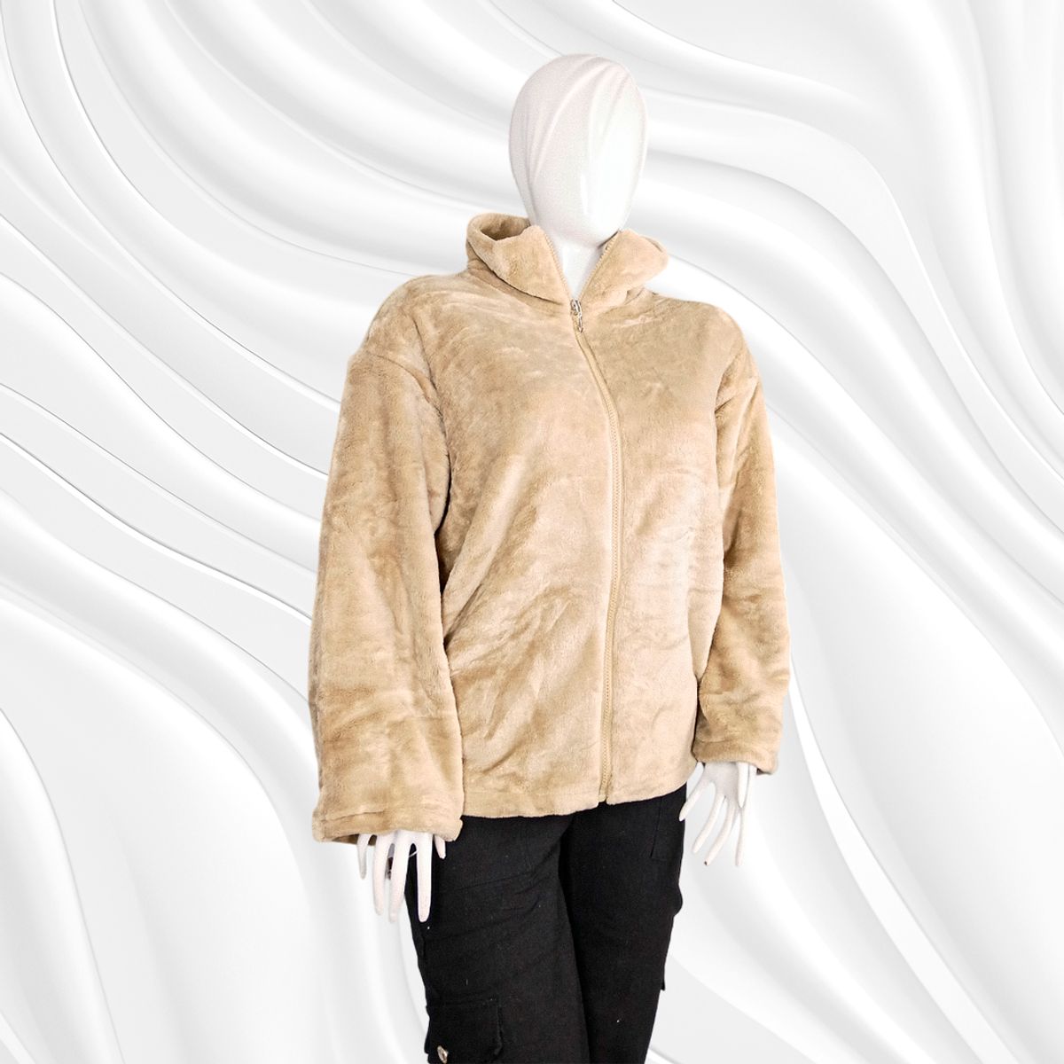 GENERICO - Casaca afelpada para dama