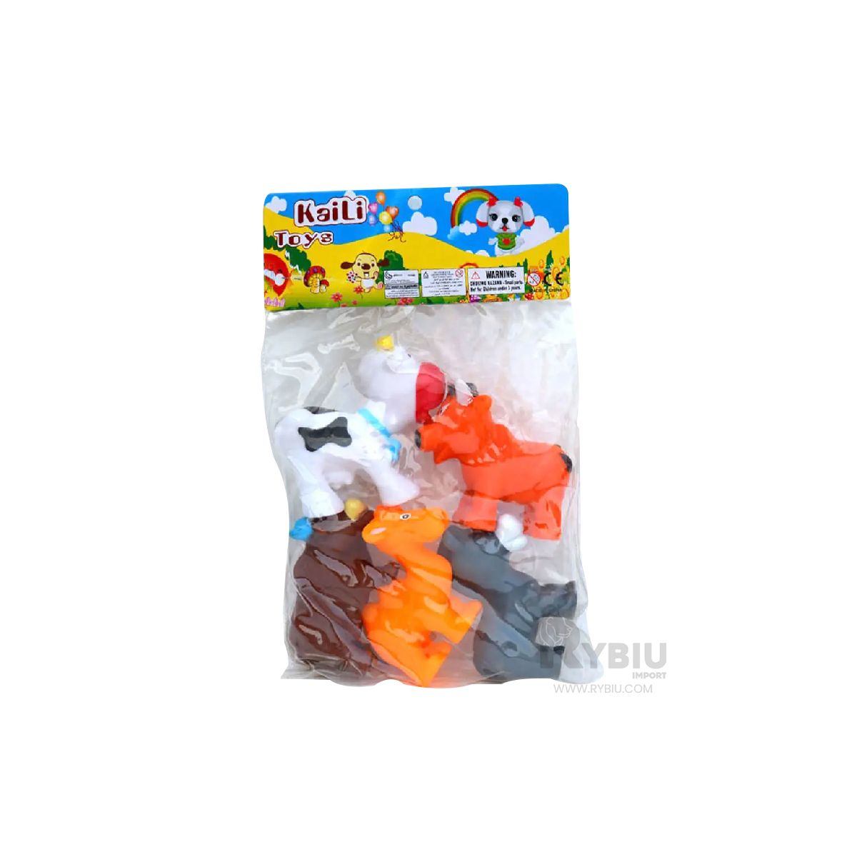 GENERICO - Animales Variados de 5 Unidades Multicolor Y+MiniAgenda