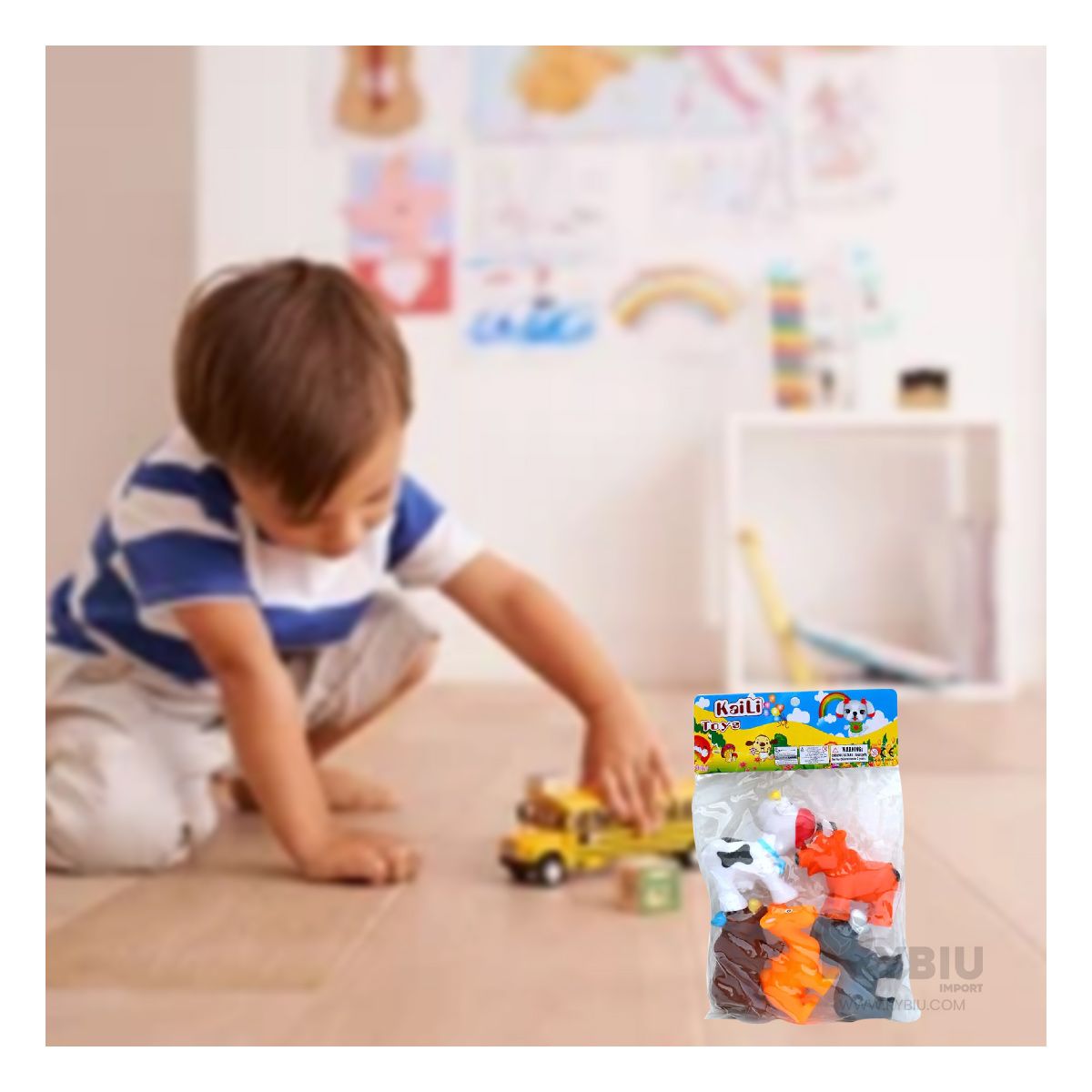 GENERICO - Animales para Niños 5 Unidades Multicolor Y+Agendita