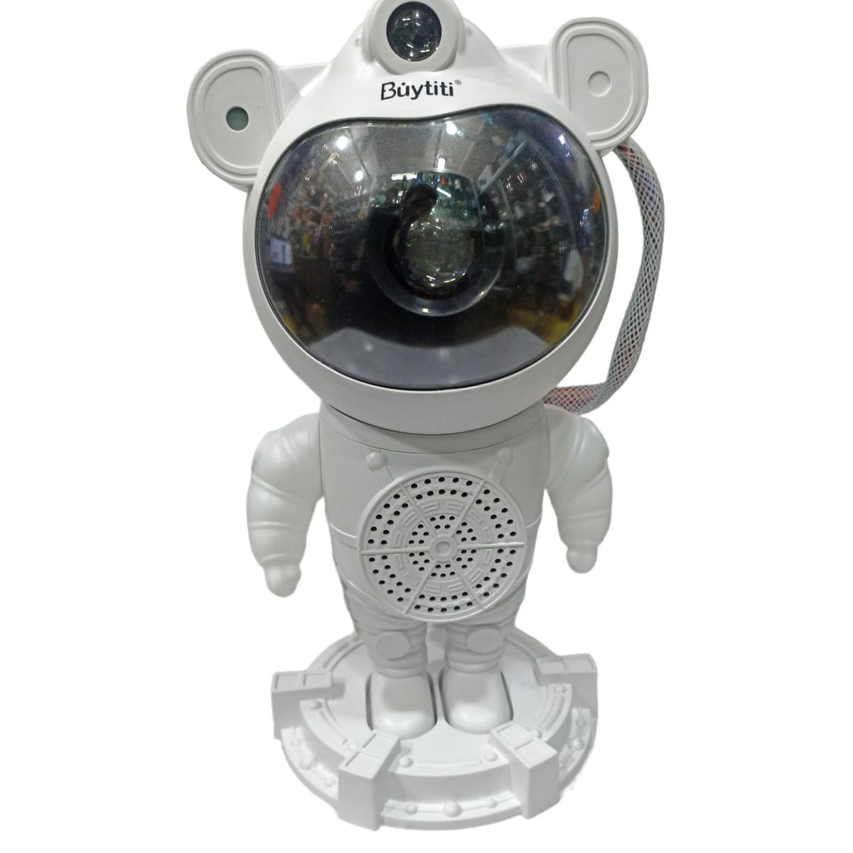 GENERICO - Lámpara astronauta proyector estrellas y nebulosa + Parlante bluetooth