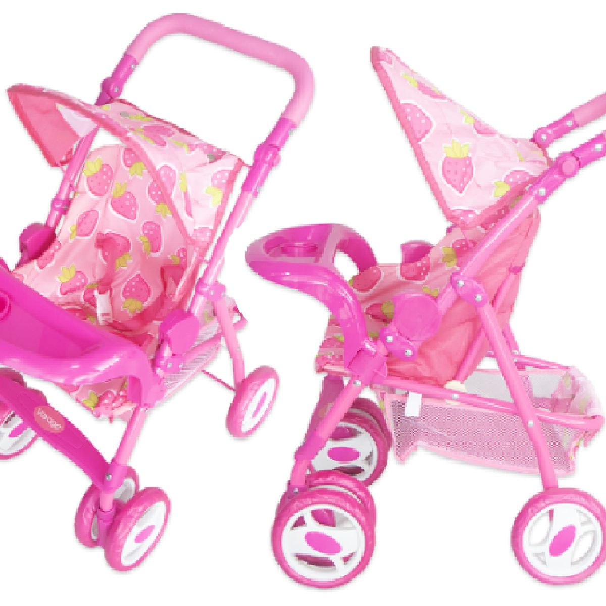 GENERICO - COCHE DE MUÑECA FRUTILLA