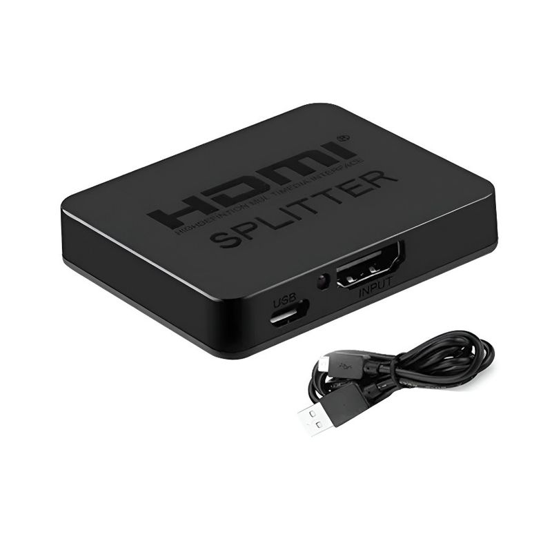 SEISA - Splitter Hdmi 1x2 Full Hd 4K 3D 1080P 60Hz Multiplica SeñaI