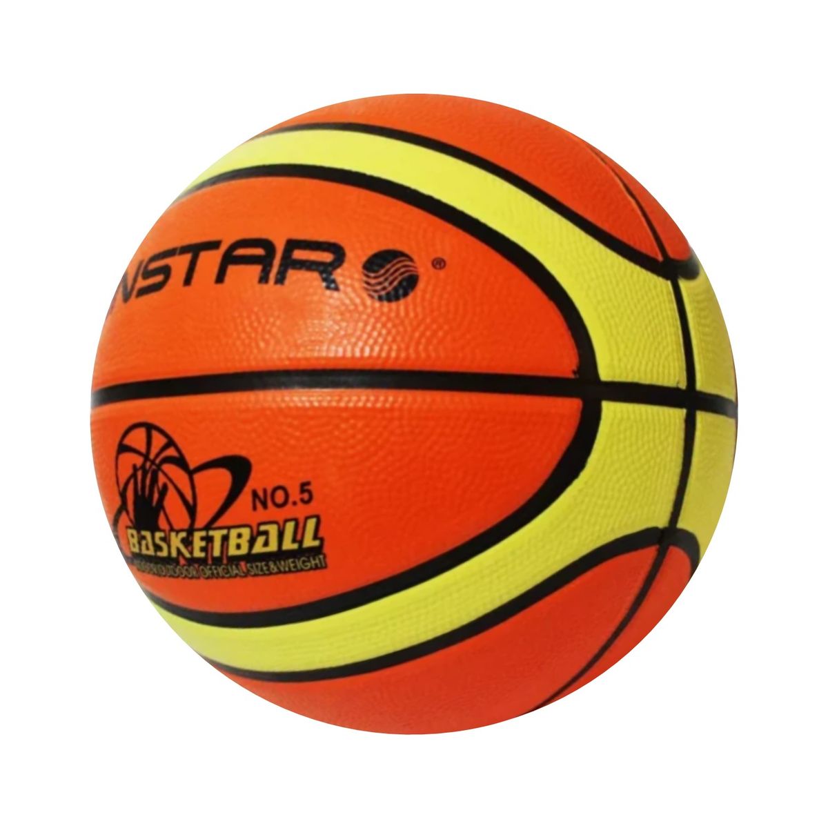 WINSTAR - PELOTA PARA BÁSQUET TALLA 5 BALONCESTO GOMA WINSTAR NARANJA