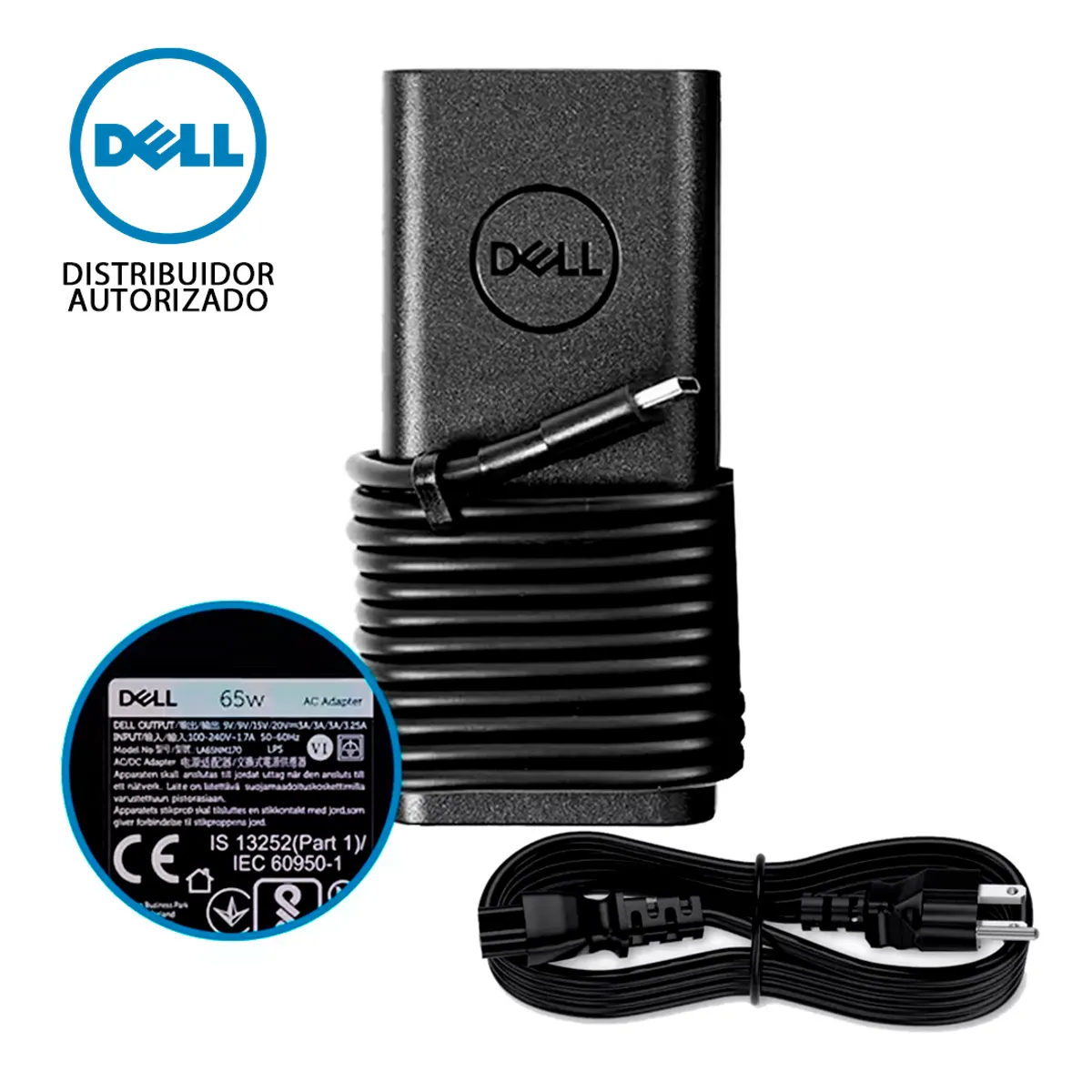 DELL - CARGADOR DELL 65W TIPO C
