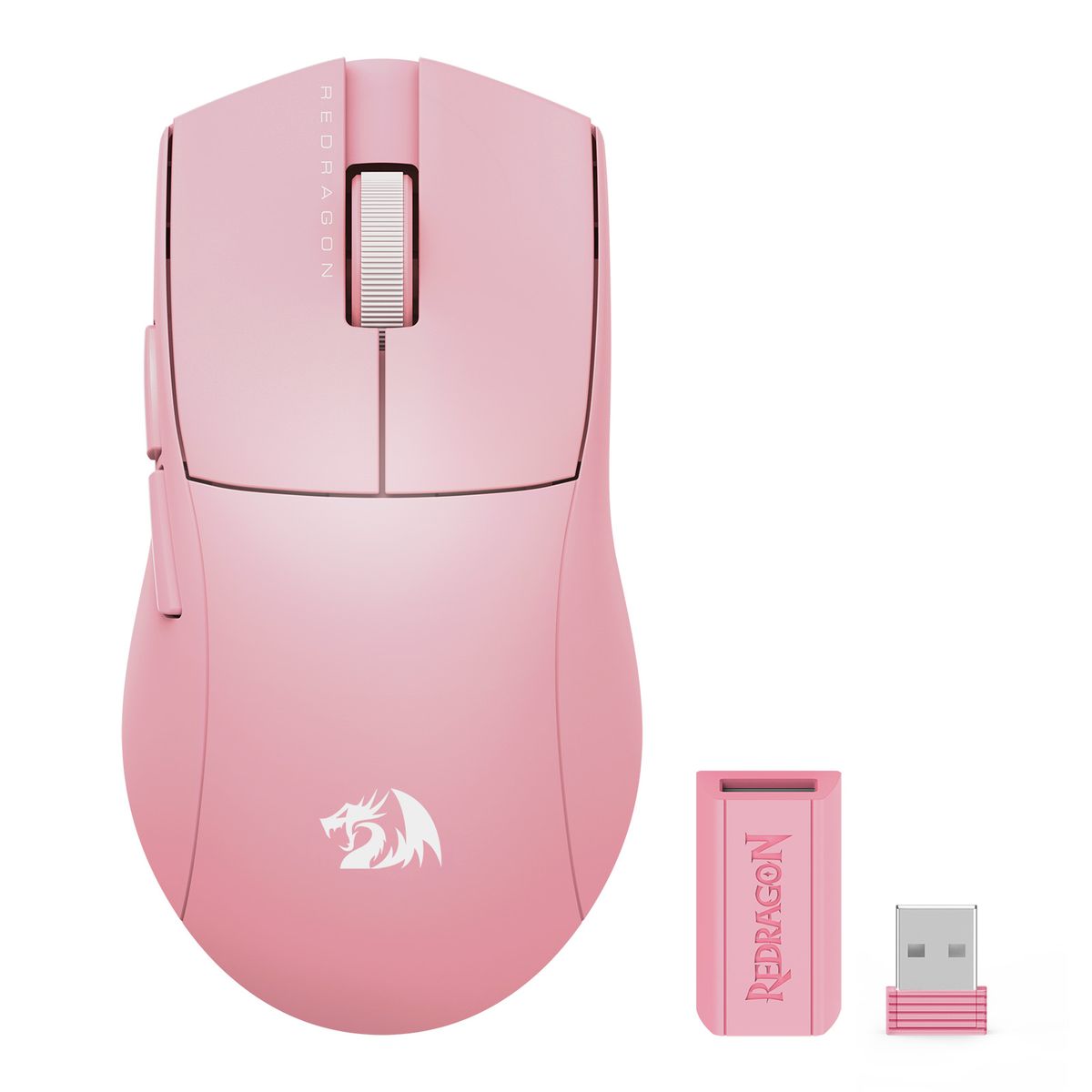 REDRAGON - Mouse Redragon K1NG PRO 1K HZ Wireless PINK