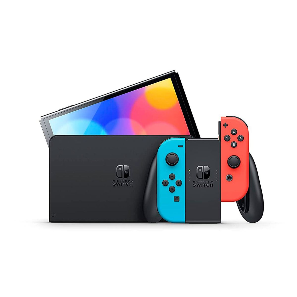 NINTENDO - Consola Nintendo Switch Modelo Oled Neon + Kirby Star Allies