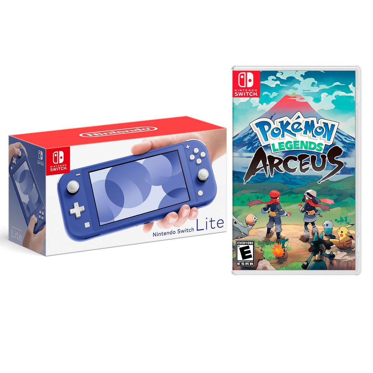 NINTENDO - Consola Nintendo Switch Lite Azul + Pokémon Legends Arceus