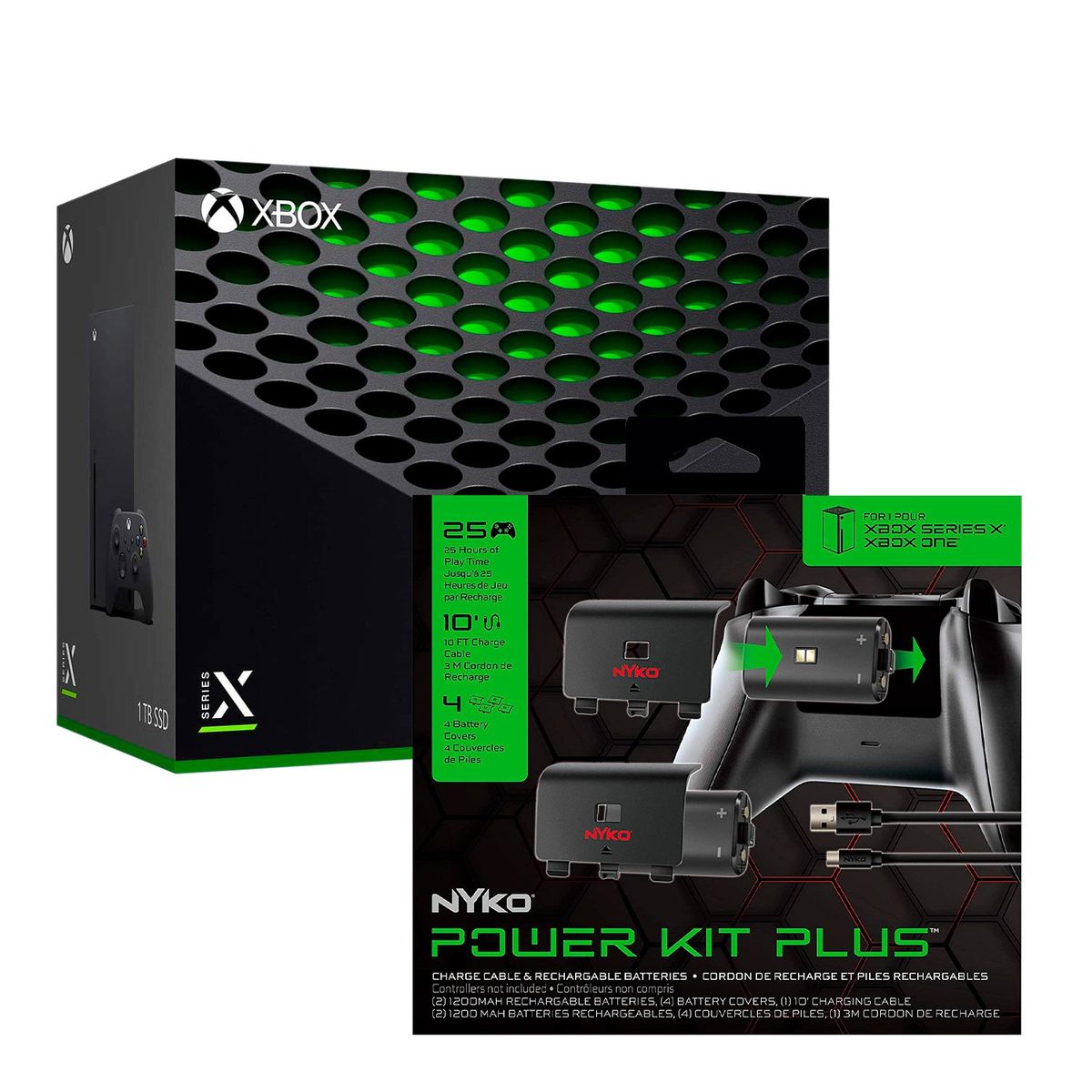 MICROSOFT - Consola Xbox Series X + Nyko Power Kit Plus