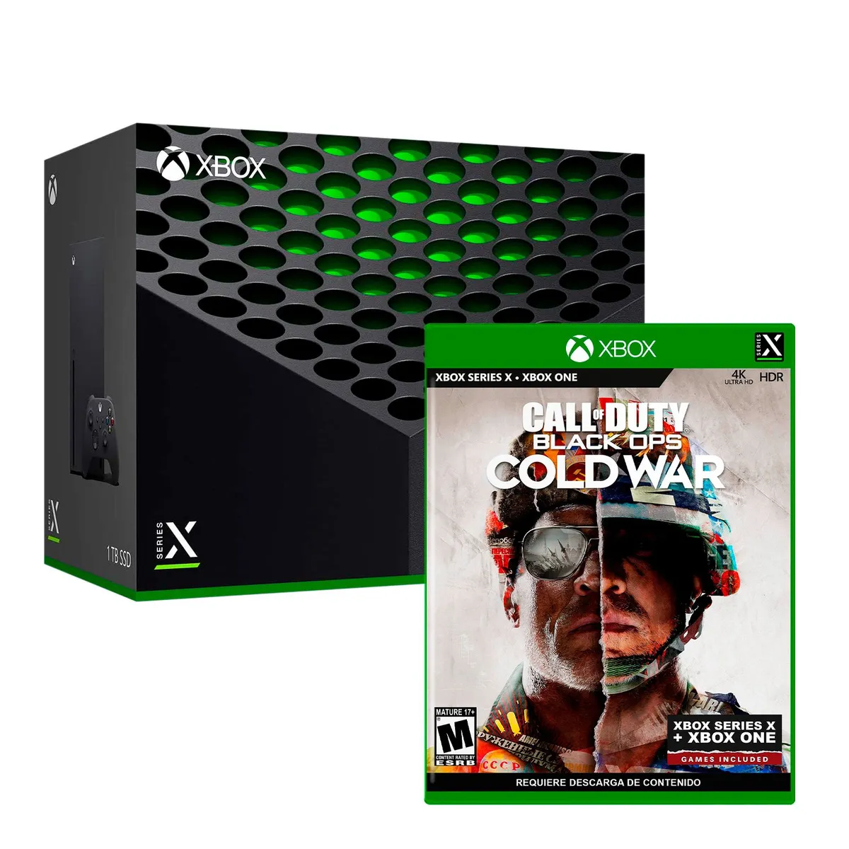 MICROSOFT - Consola Xbox Series X + Call of Duty Black Ops Cold War