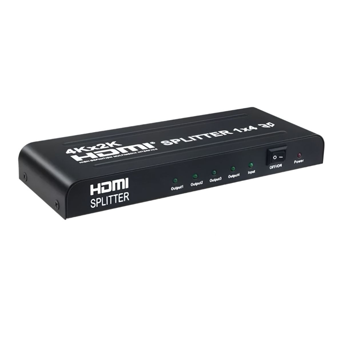 SEISA - Splitter Hdmi 1x4 1 Entrada 4 Salidas 1080 4k C/fuente 7831k