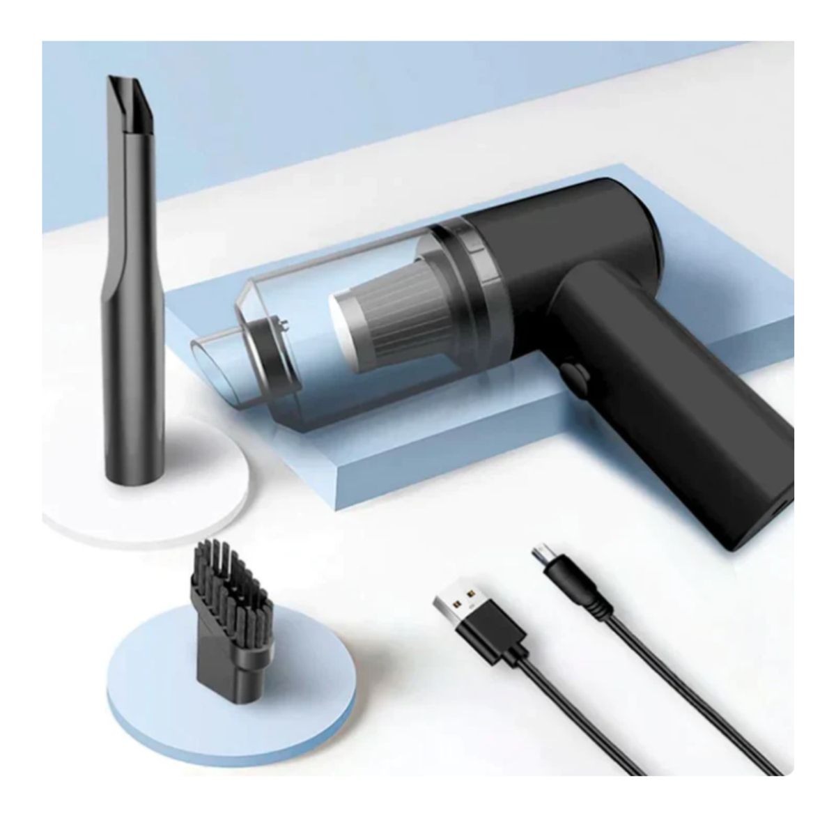 OEM - Mini Aspiradora Portátil Inalámbrica 3 en 1