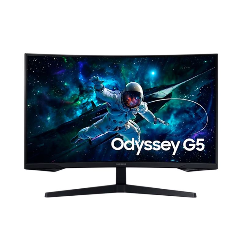 SAMSUNG - MONITOR SAMSUNG ODYSSEY G5 32" WQHD CURVO 1MS P/N: LS32CG552ELXPE.