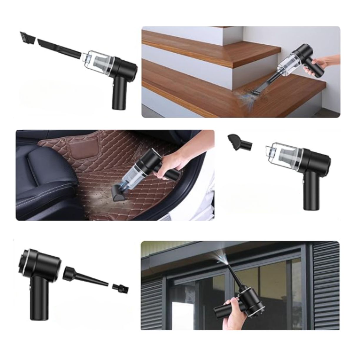 OEM - Mini Aspiradora Portátil Recargable Multiusos 3 en 1