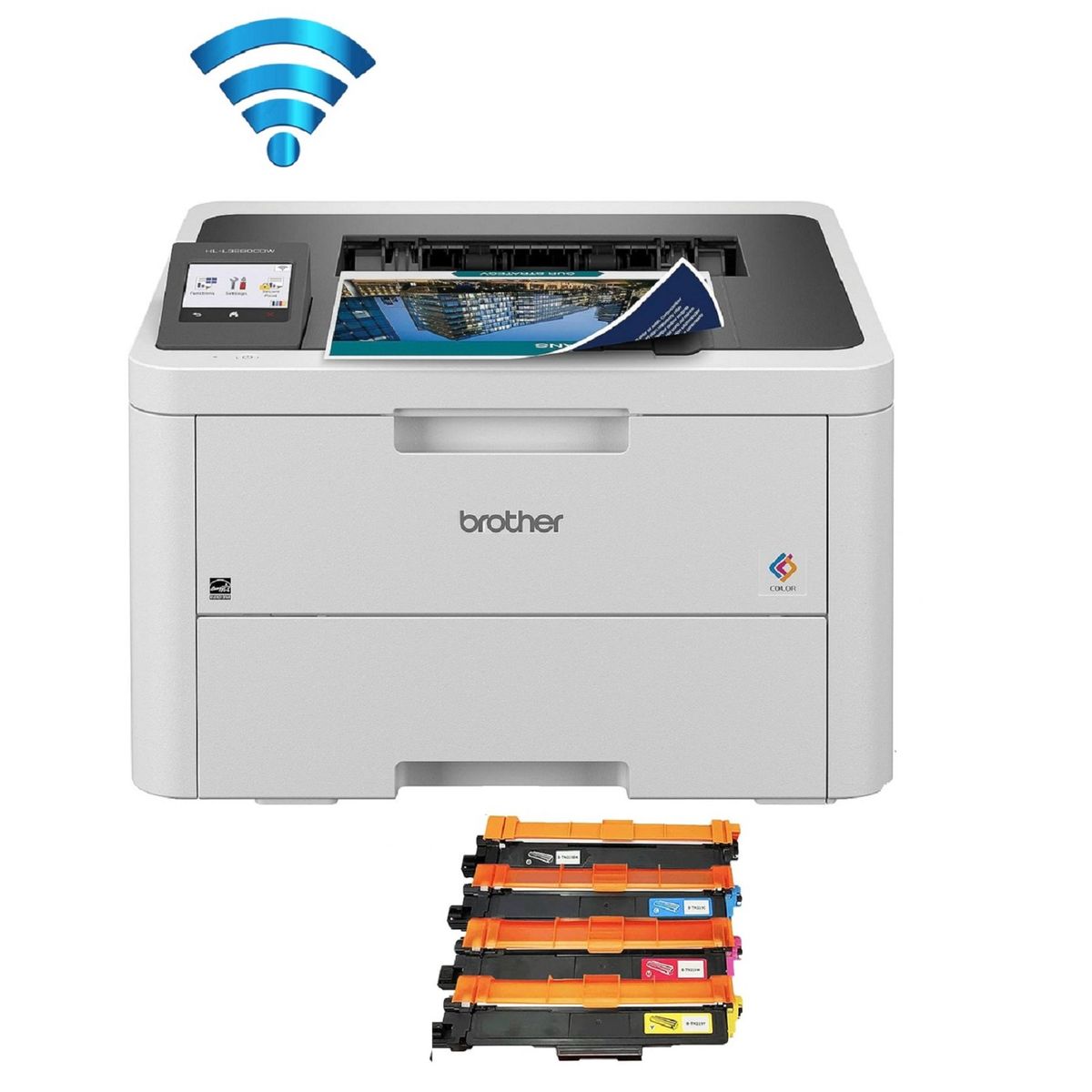 BROTHER - Impresora Laser Brother HL-L3280CDW Duplex Wifi--Color