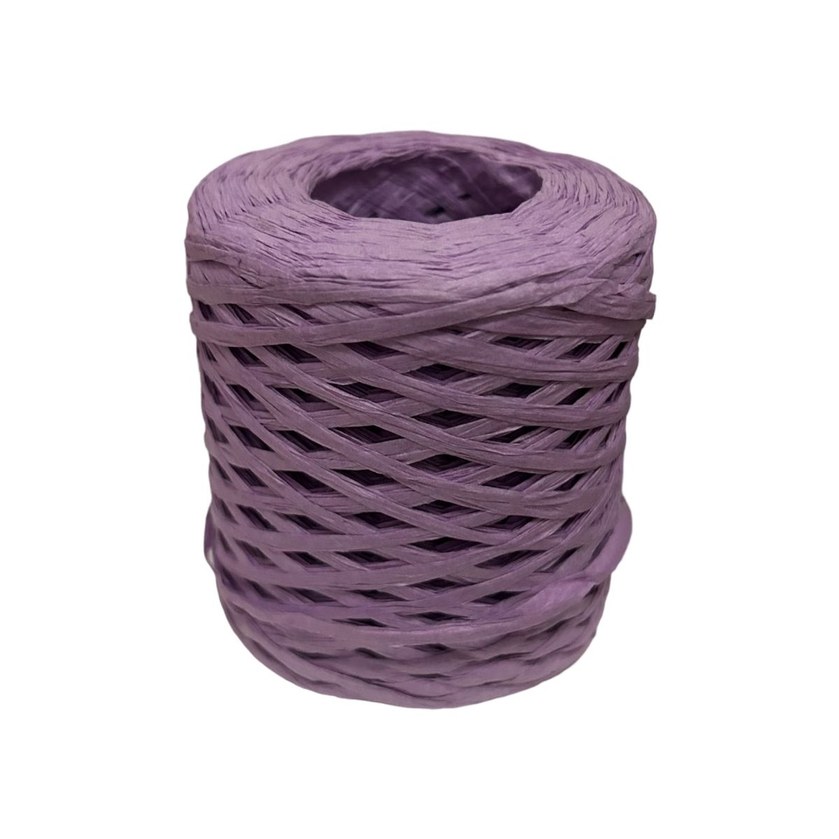 GENERICO - HILO Rafia de papel para tejer a crochet LILA x 2 OVILLOS