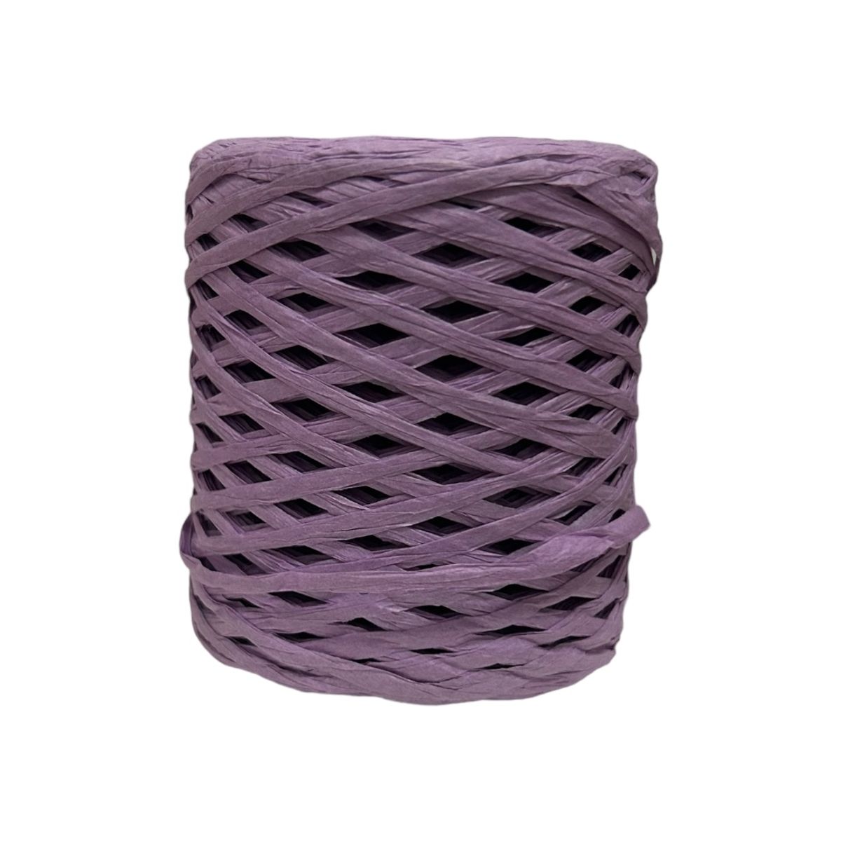 GENERICO - HILO Rafia de papel para tejer a crochet LILA x 2 OVILLOS