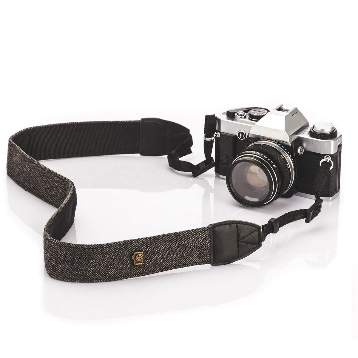 GENERICO - Correa para camara DLSR color gris oscuro