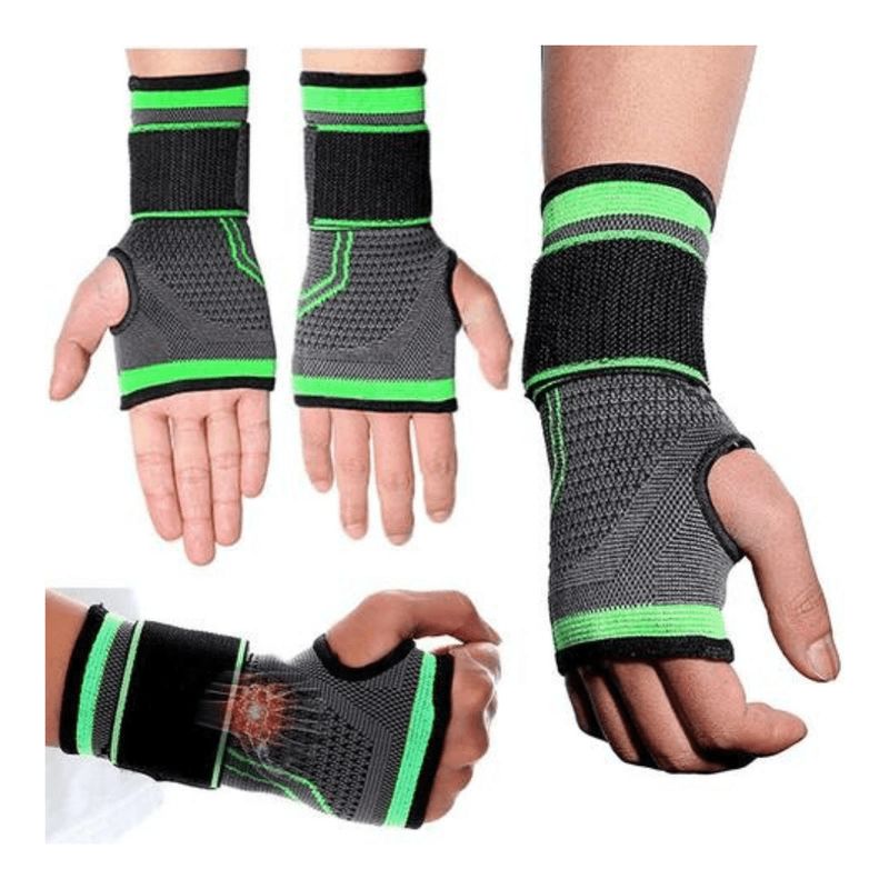 GENERICO - Muñequera Deportiva de Compresión para Esguince con Velcro