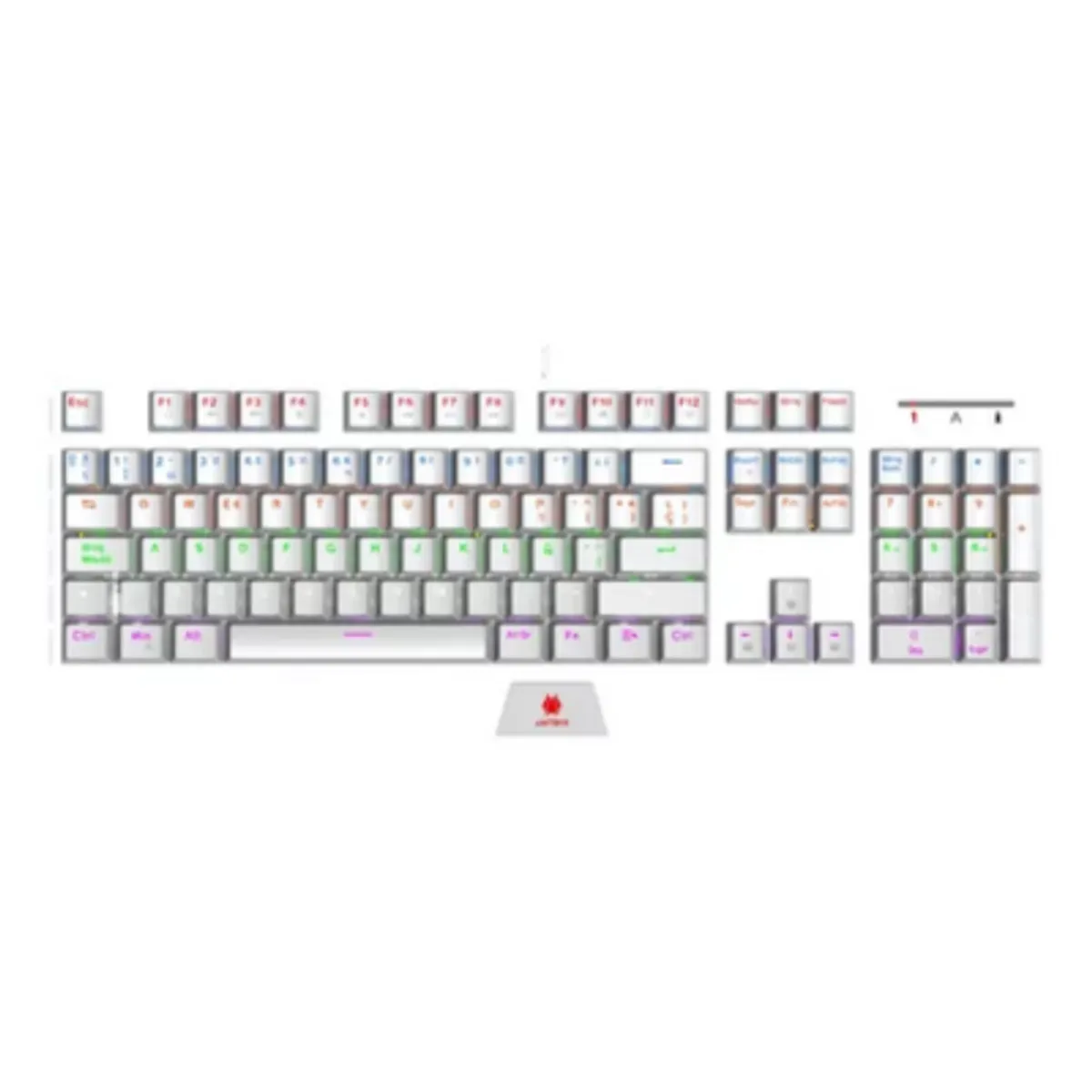 ANTRYX - KIT GAMING ANTRYX TECLADO MECANICO + MOUSE GC-5100 WHITE PURPLE SWITCH