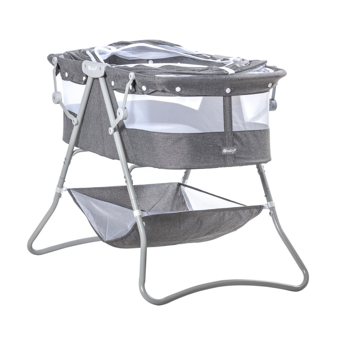 EBABY - CUNA PARA BEBE DOLLY GRIS EBABY