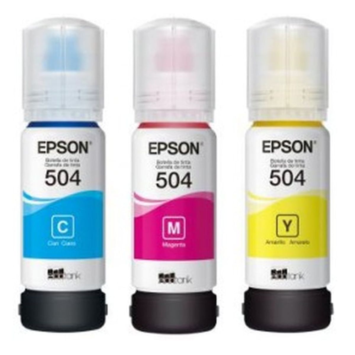 EPSON - Tinta Epson T504 504 Original X 3 UNIDADES L4150 L4160 L4260 P10