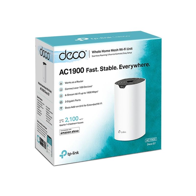 TP LINK - Deco S7 1pack Wifi Mesh Dual Banda Ac1900 Tp-link