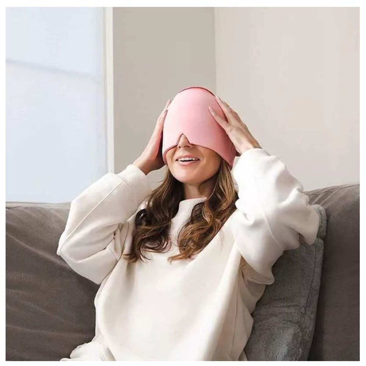 GENERICO - GORRO ANTIESTRES ANTIMIGRAÑA FRIO CALOR - COLOR ALEATORIO