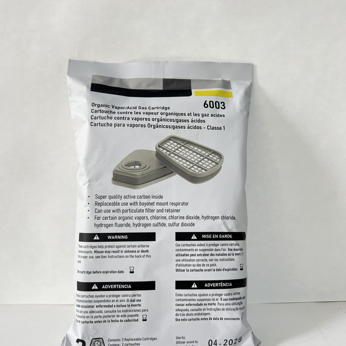 GENERICO - PAR de Filtros antigás AP6003 OLEKAP