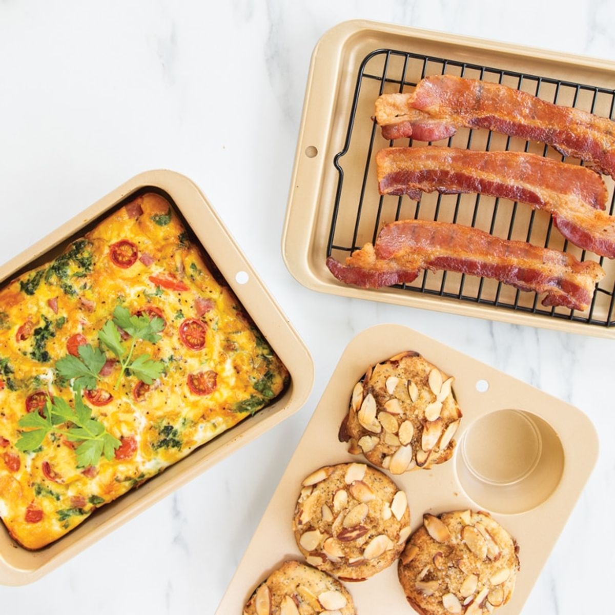 NORDIC WARE - Set de 5 piezas compactas para hornear