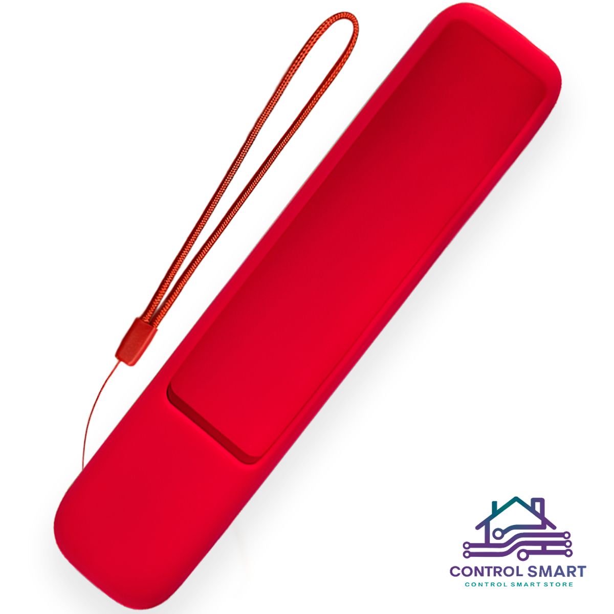 CASE - Funda Antideslizante Para Control TCL Máxima Protección-Rojo