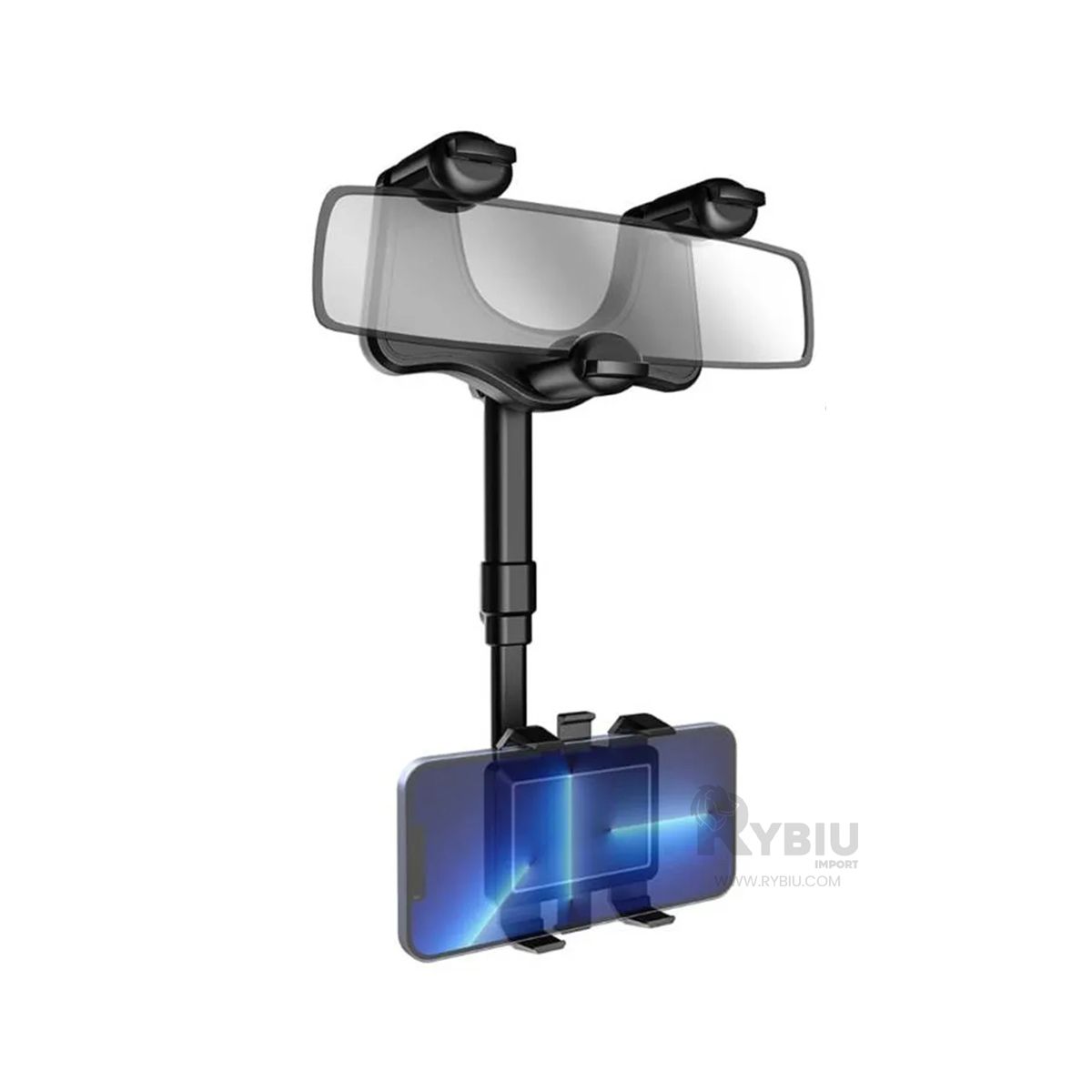 GENERICO - Base Multifuncional para Celulares Negro Y+Gift MiniAgenda