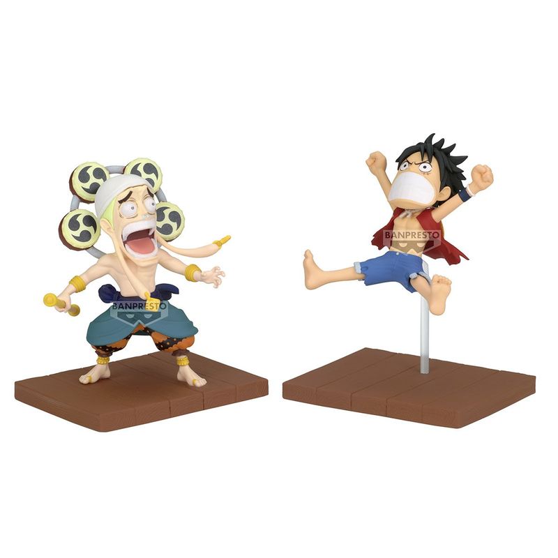 BANPRESTO - FIGURA COLECCIONABLE BANDAI DE ONE PIECE LUFFY Y ENEL