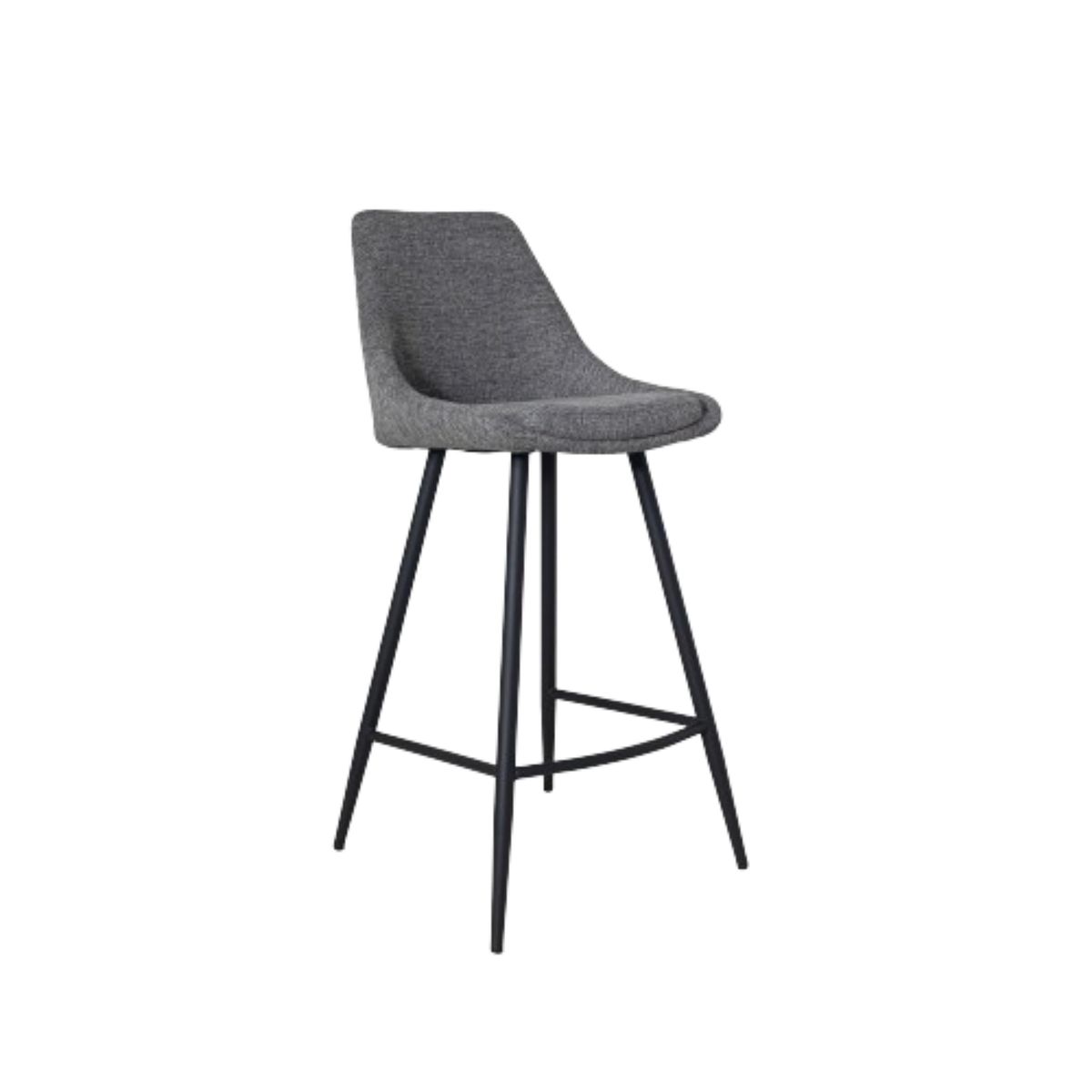 NIHM - Silla Alta de Bar Beat Gris Oscuro 75 cm