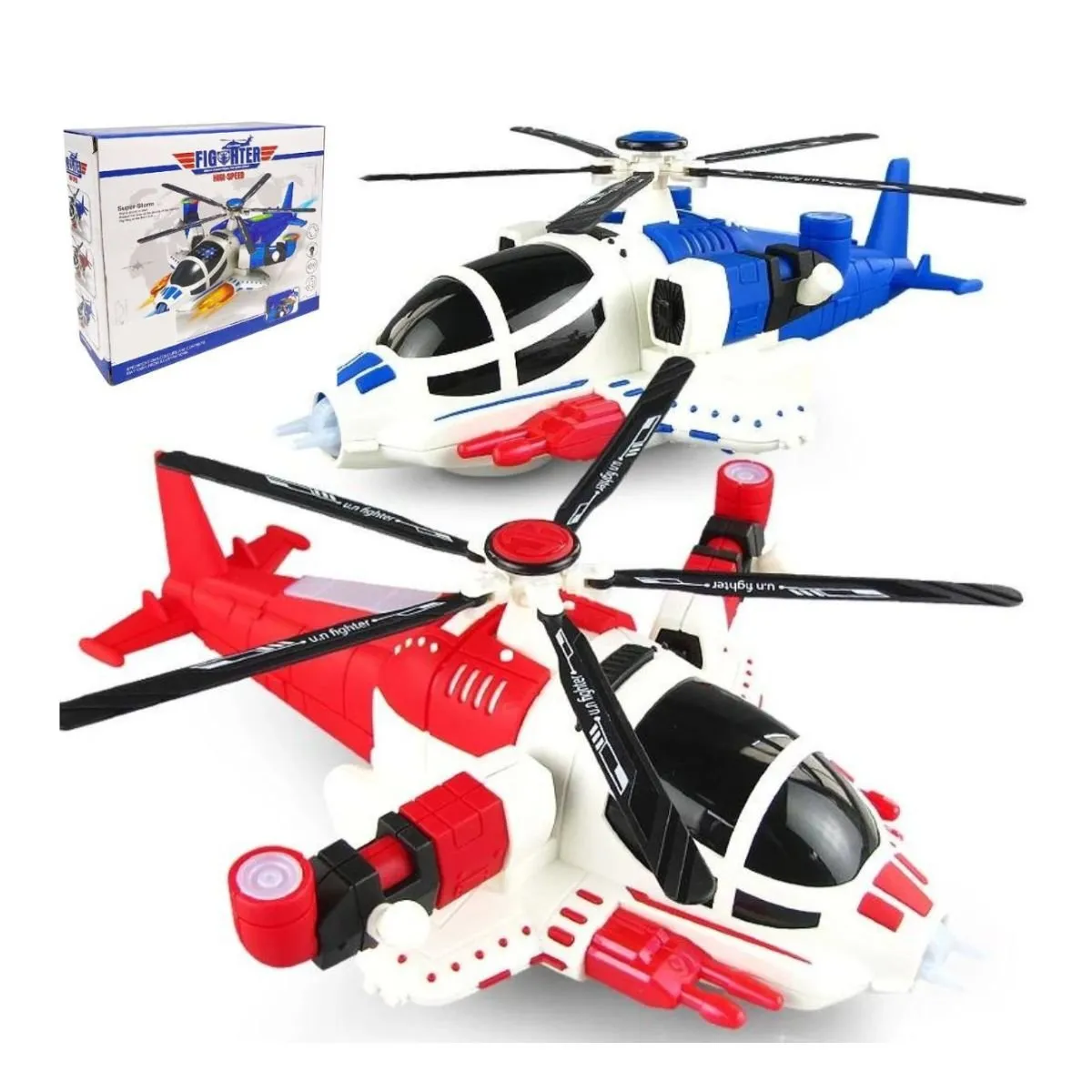 GENERICO - Juguete De Helicoptero Luces y Sonido Realista Para Niños