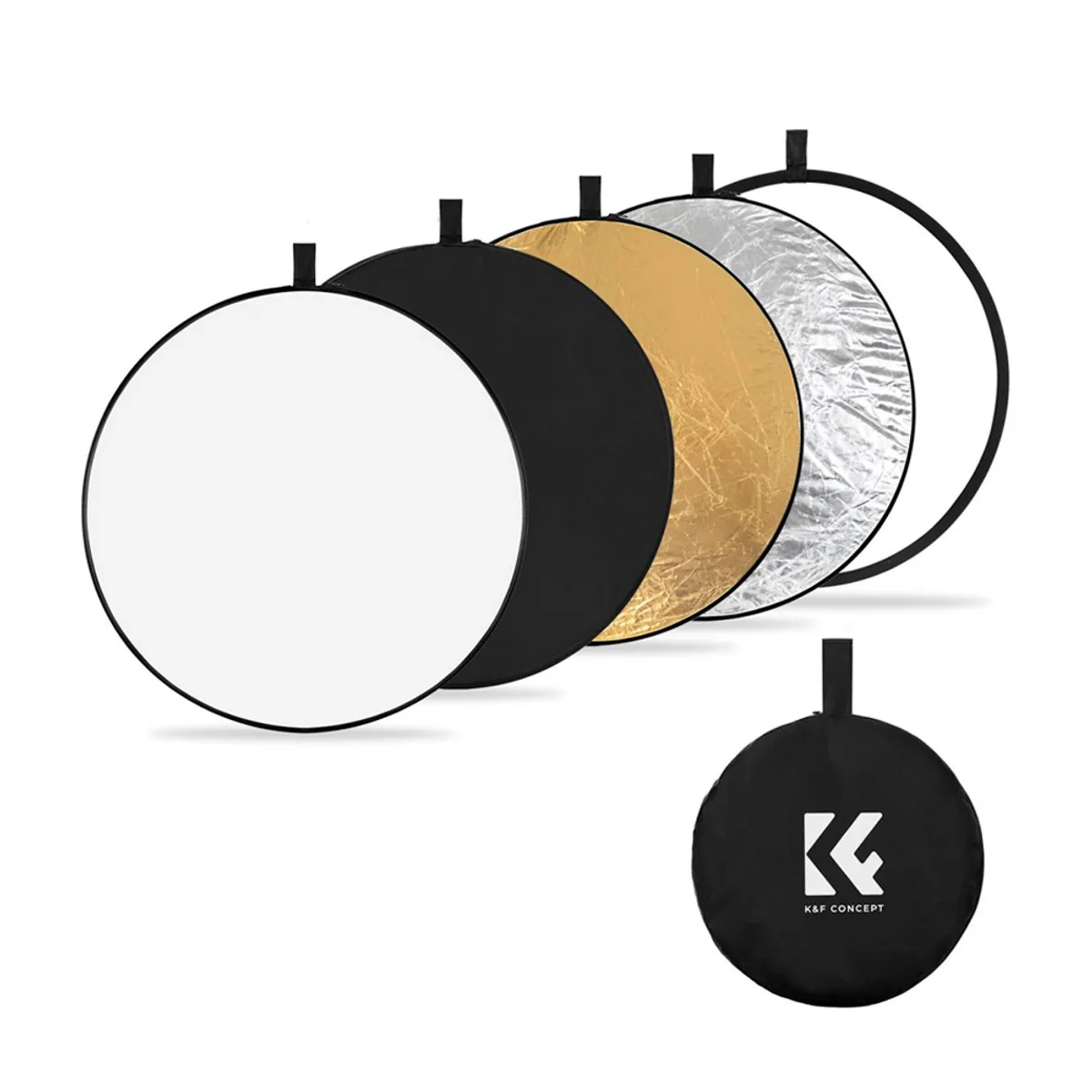 K&F CONCEPT - Rebotador K&F Concept 5 en 1 110cm  KF18.0003