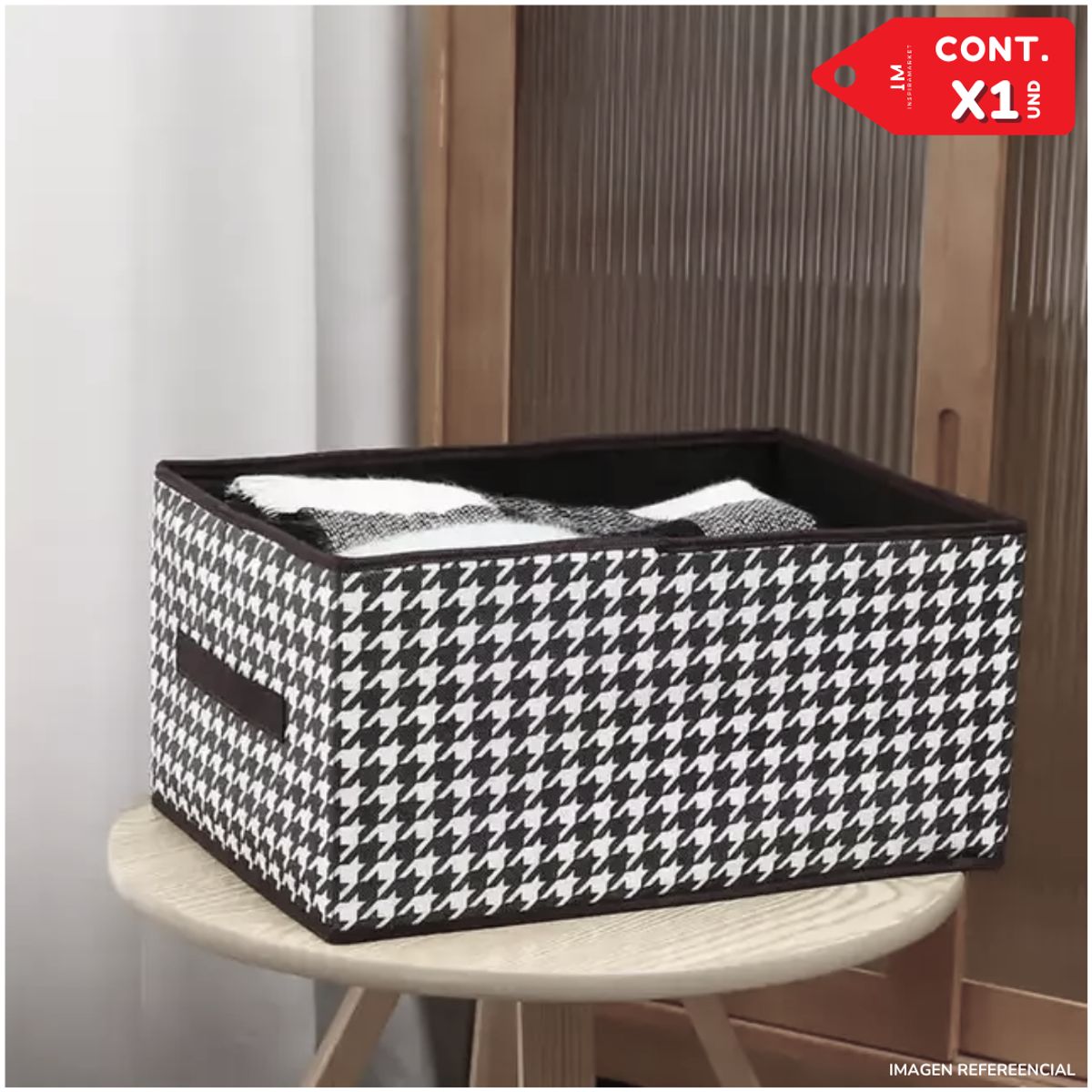 INSPIRA MARKET - Organizador multiusos de ropa plegable caja de almacenamiento