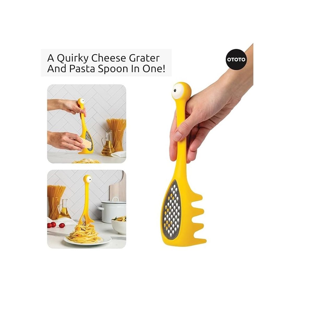 OTTOWARE - Set de 3 Cucharones Rayador de Queso