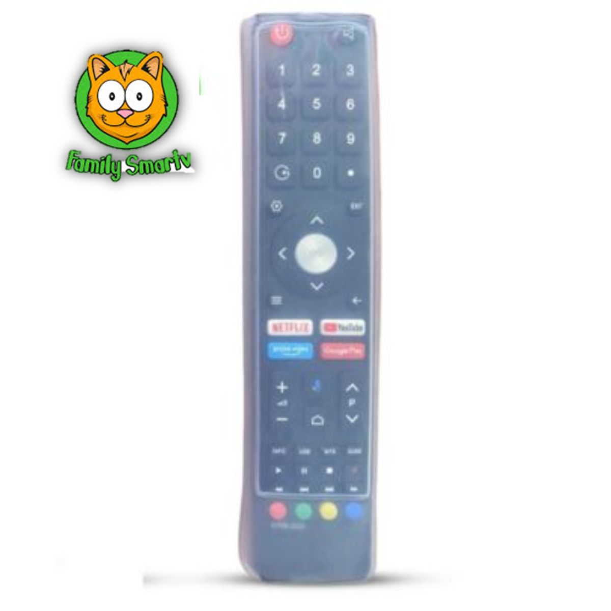 GENERICO - Funda de Silicona Para Control Remoto JVC RM-C3362 Android