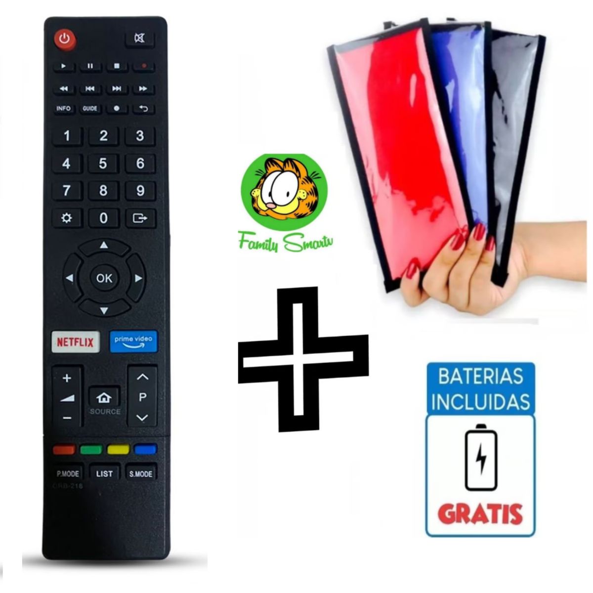 UNIVERSAL - Control Remoto Jvc Para Tv Smart Modelo RM-C3358 Nuevo