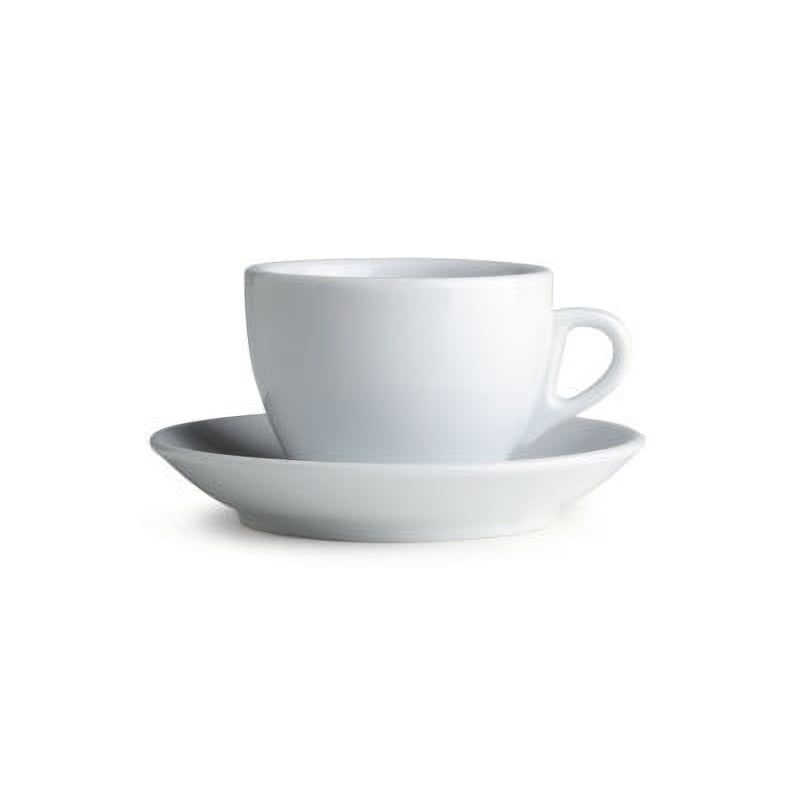 GENERICO - Set de 6 tazas Cappuccino Palermo Blanco de 200ml - Nuova Point