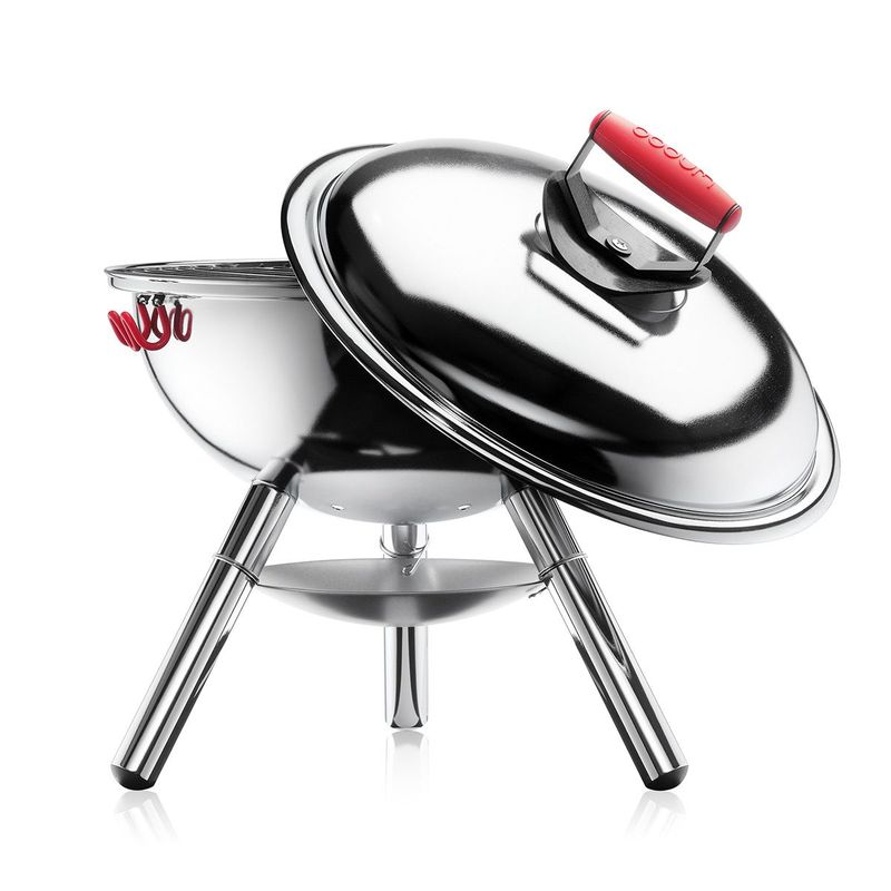 BODUM - Parrilla portátil Fyrkat Acero