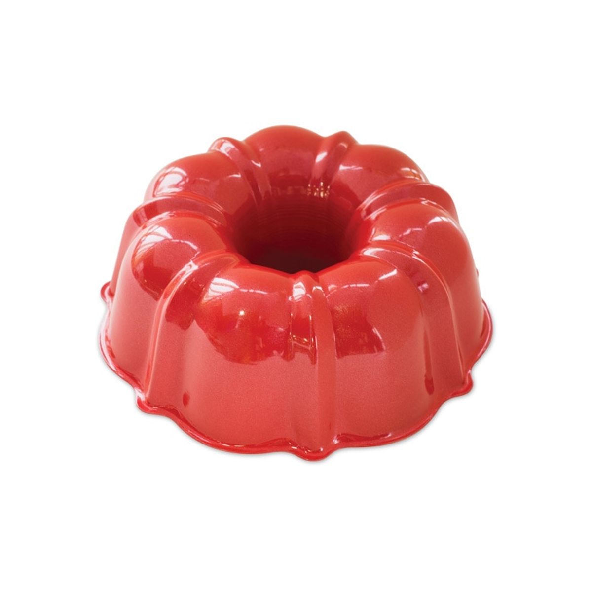 NORDIC WARE - Molde Bundt de 6 tazas Rojo