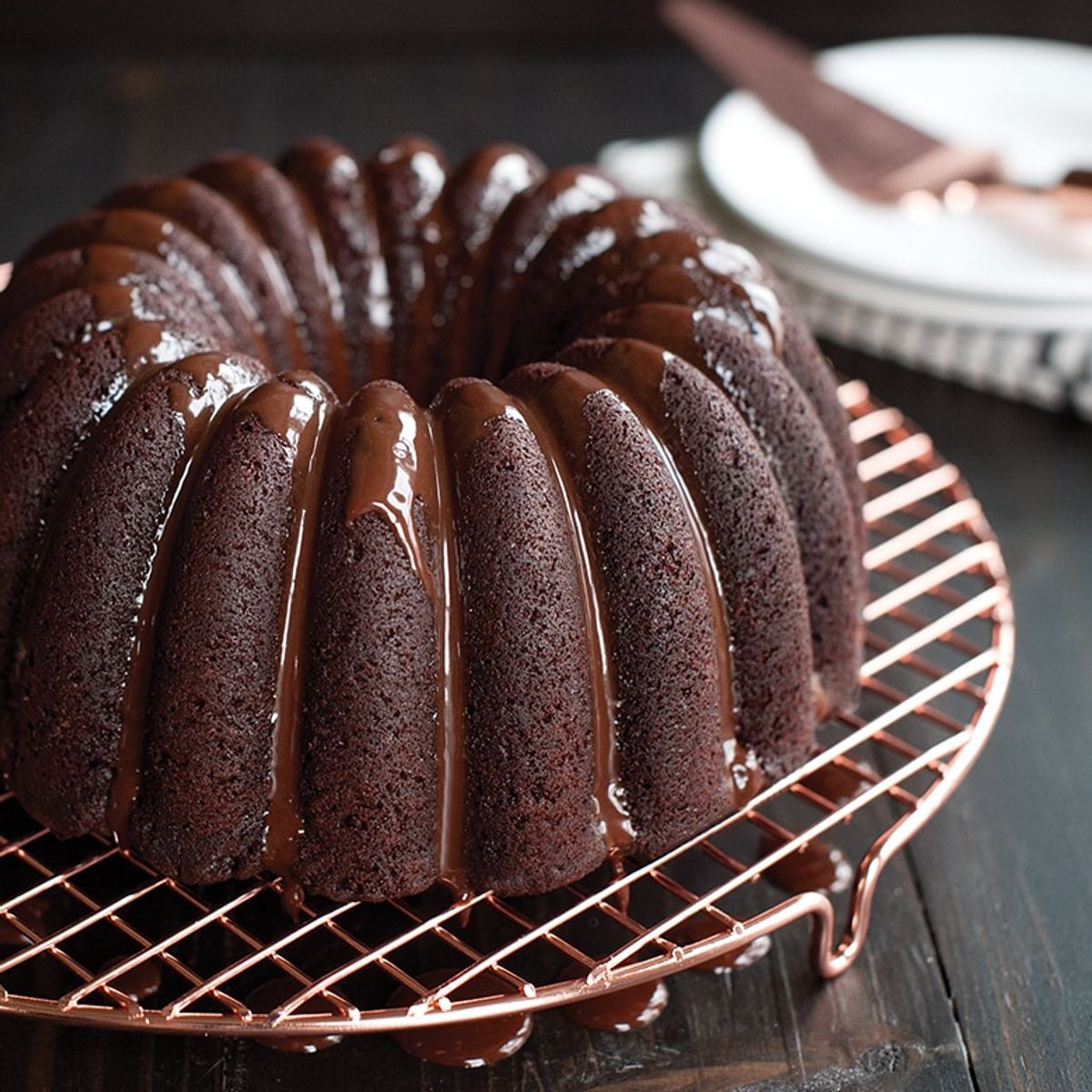 NORDIC WARE - Rejilla para enfriar redonda de cobre