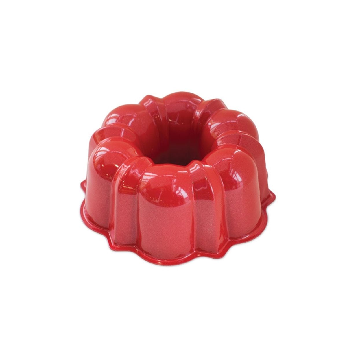 NORDIC WARE - Molde Bundt de 3 tazas Rojo