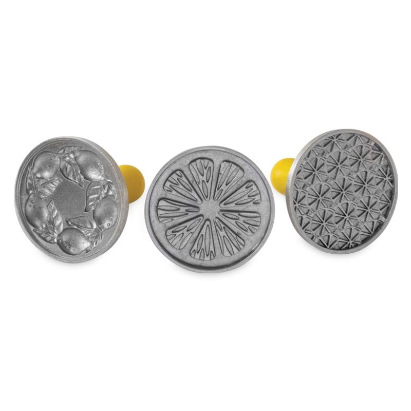 NORDIC WARE - Set de 3 sellos para estampar galletas Citrus