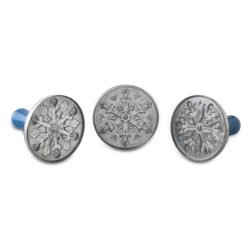 NORDIC WARE - Set de 3 sellos para estampar galletas Copos de Nieve
