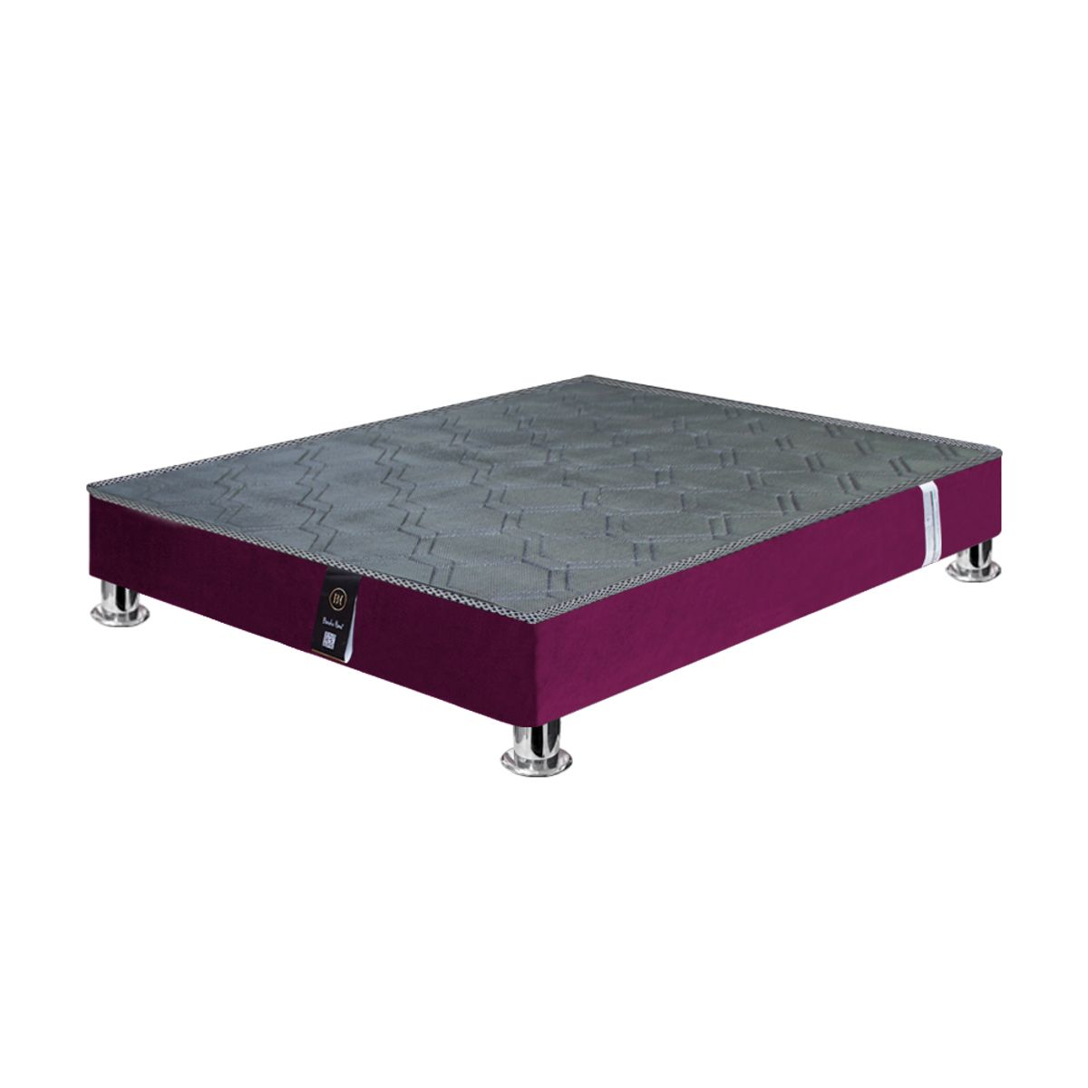 BARAKA HOME - Base de Cama Kolpa 1.5 Plz - Purpura